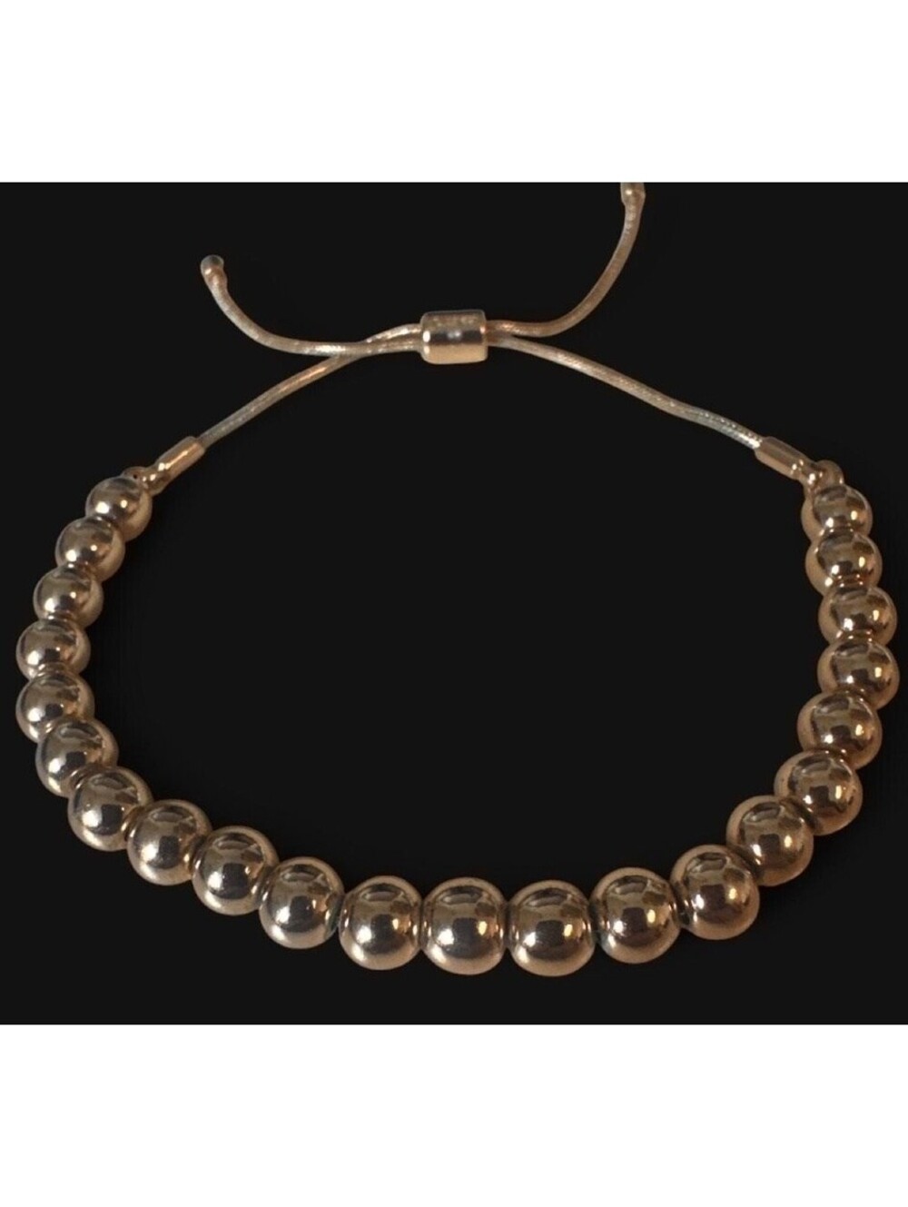 J.Crew Gold-Tone Beaded Minimalist Bracelet